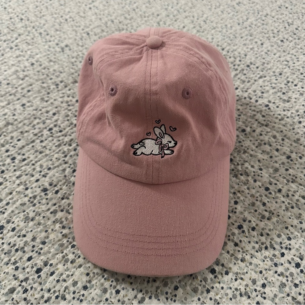 Frasier Sterling Bunny Pink Baseball Hat